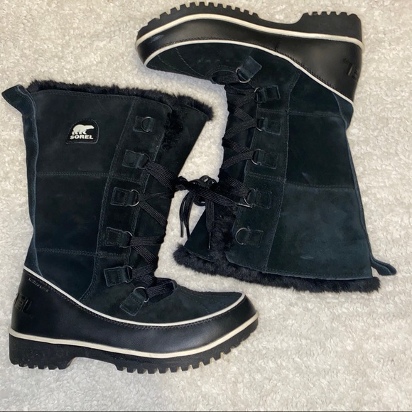 Sorel Tívoli High II Black Waterproof Boots - Picture 2 of 13